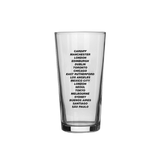 Live '25 Cities Pint Glass