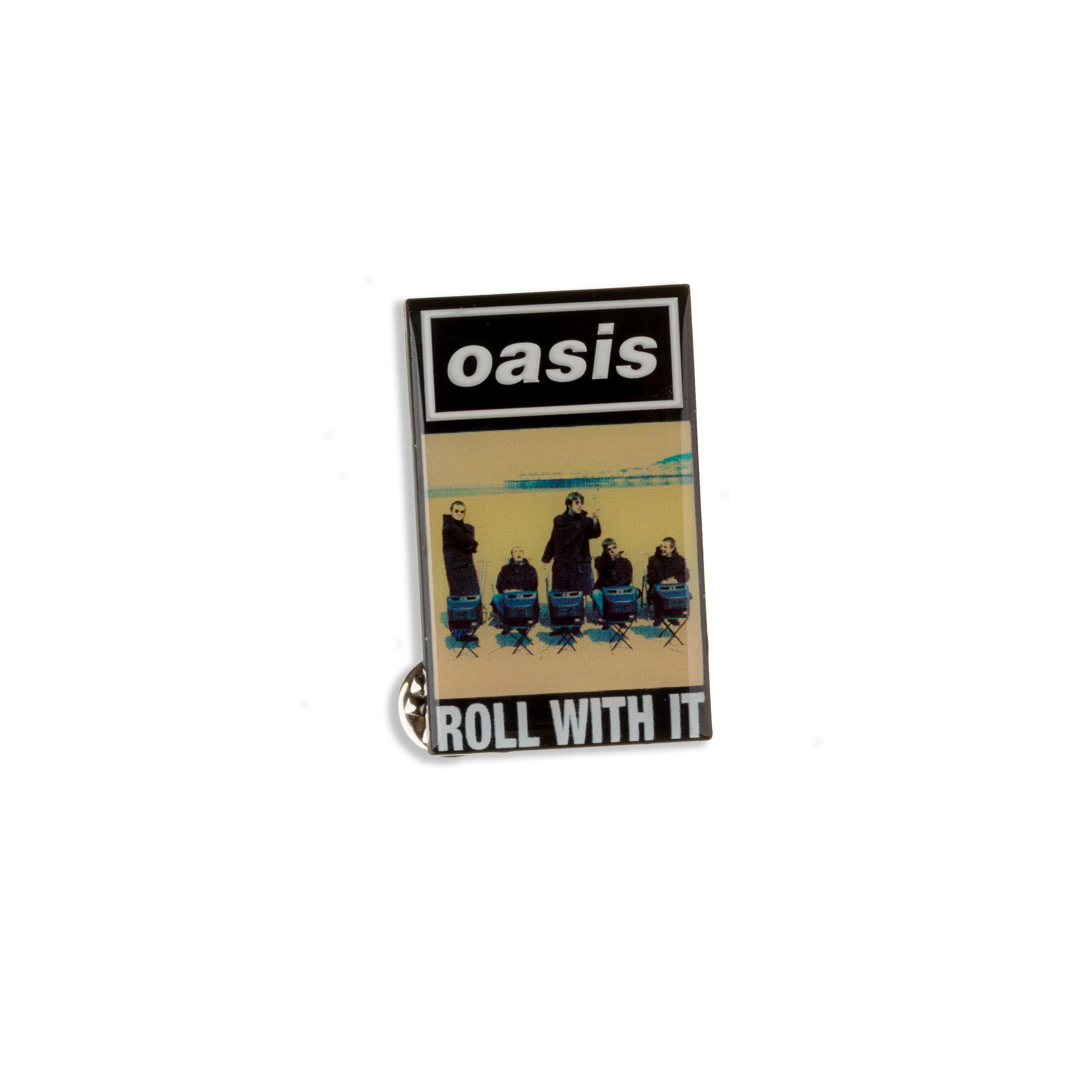 Live '25 Roll With It Cover Pin Badge – Oasis Live '25