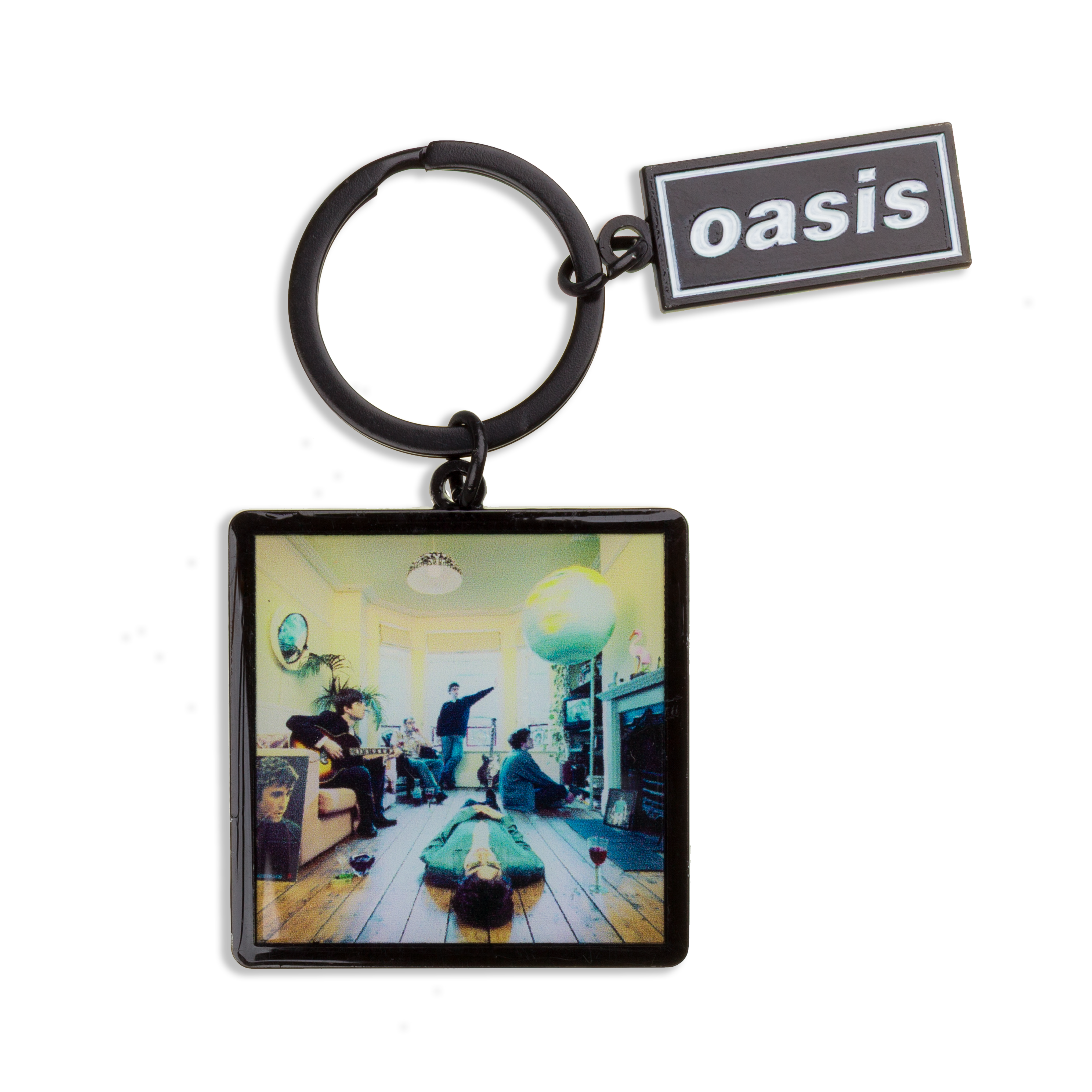 Live '25 Definitely Maybe Album Keyring