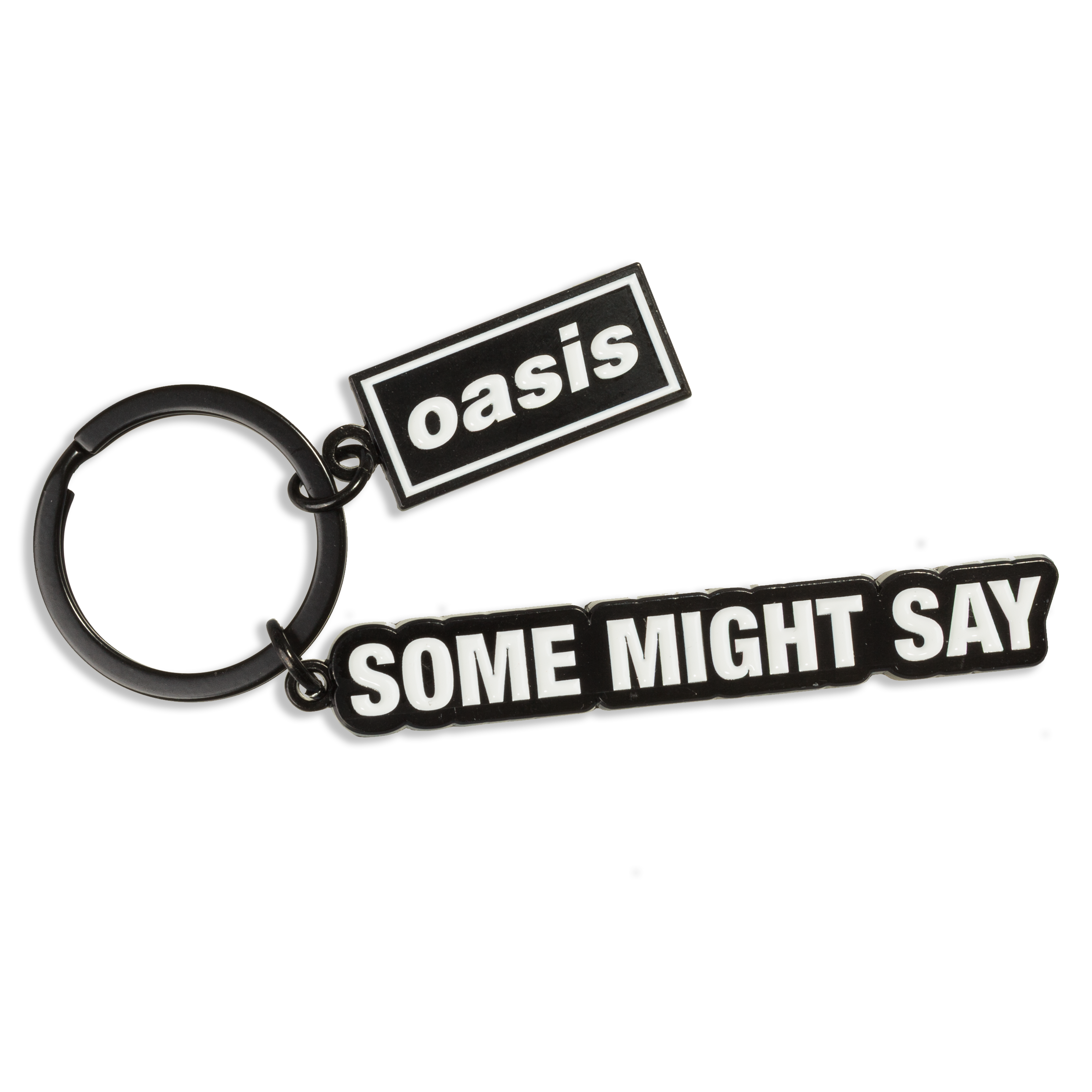 Live '25 Some Might Say Decca Logo Keyring