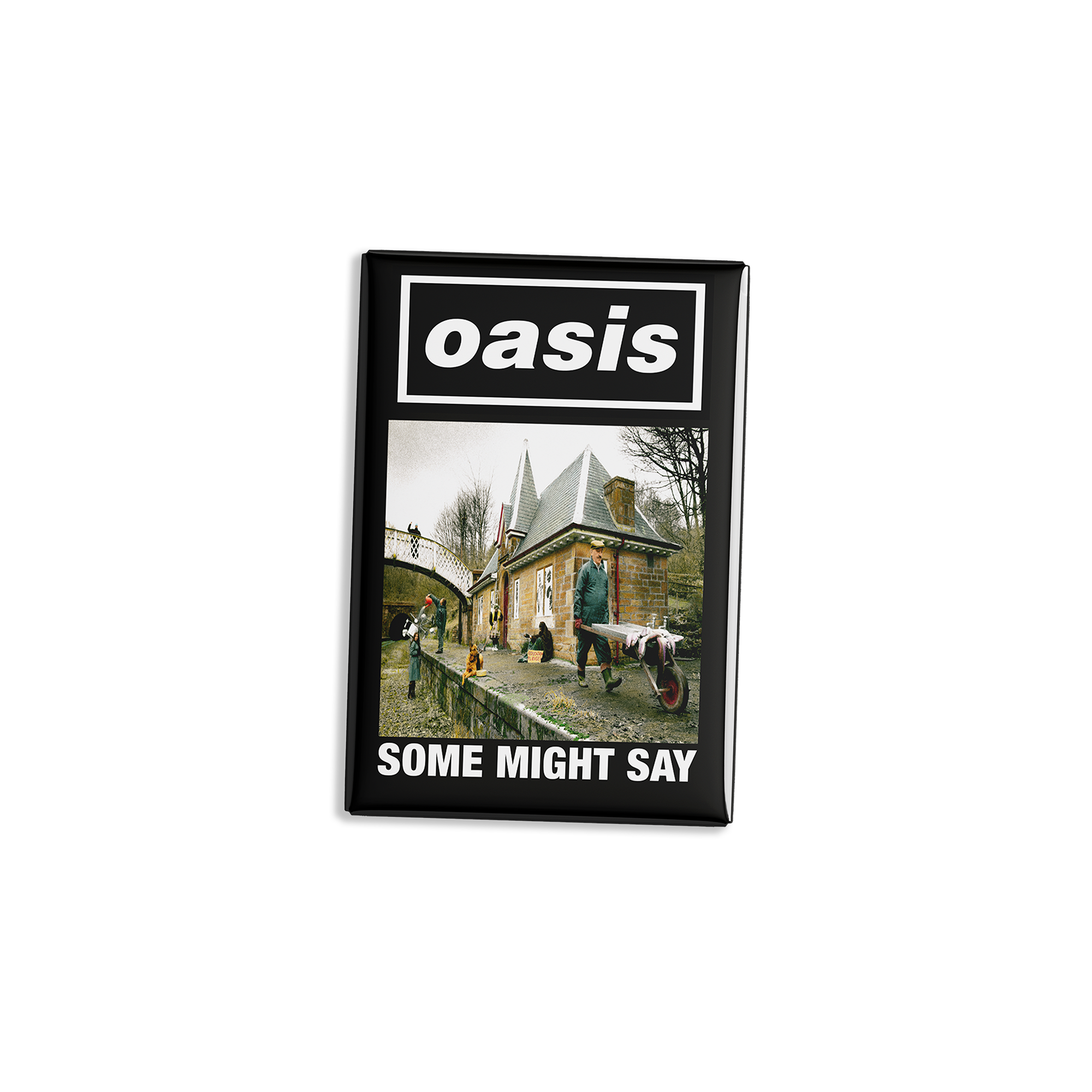 Live '25 Some Might Say Cover Magnet