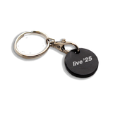 Live '25 Lino Logo Trolley Coin Keyring Black