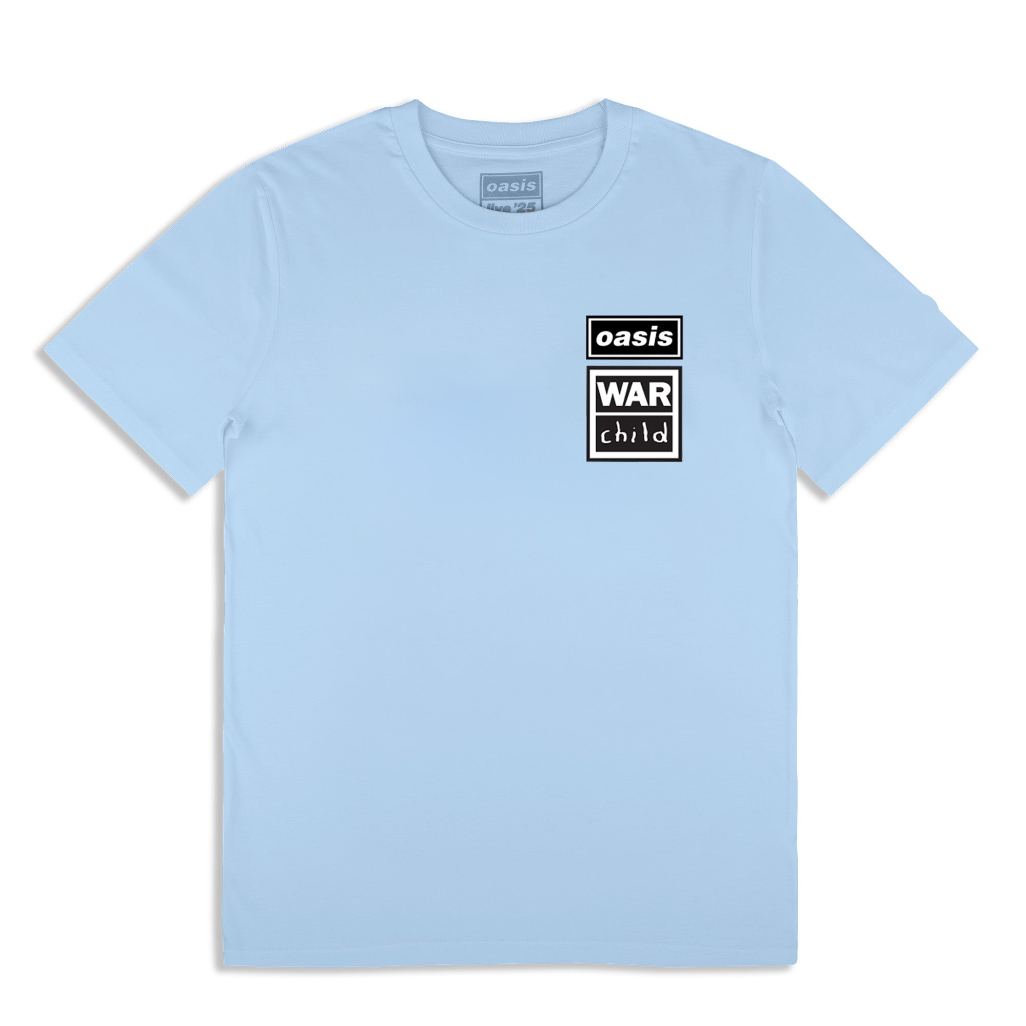 Live '25 War Child T-Shirt Light Blue