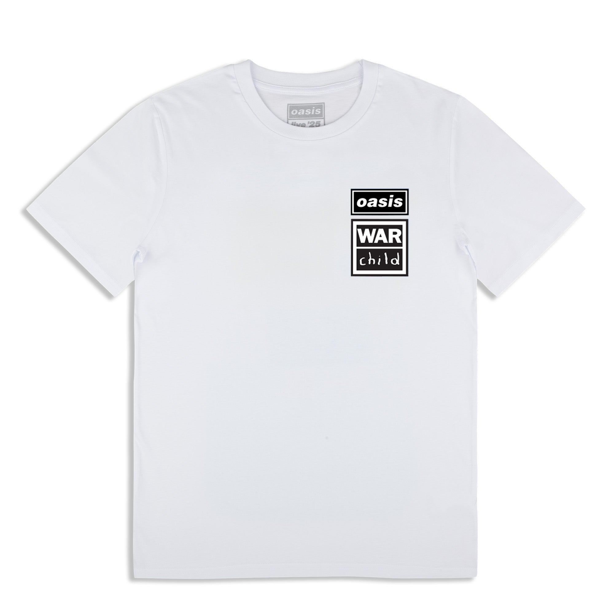 Live '25 War Child T-Shirt White
