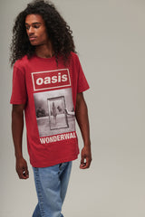 Live '25 Wonderwall Cover T-Shirt Maroon